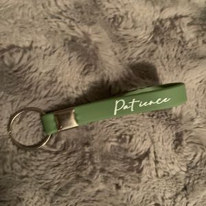Patience keychain or bracelet